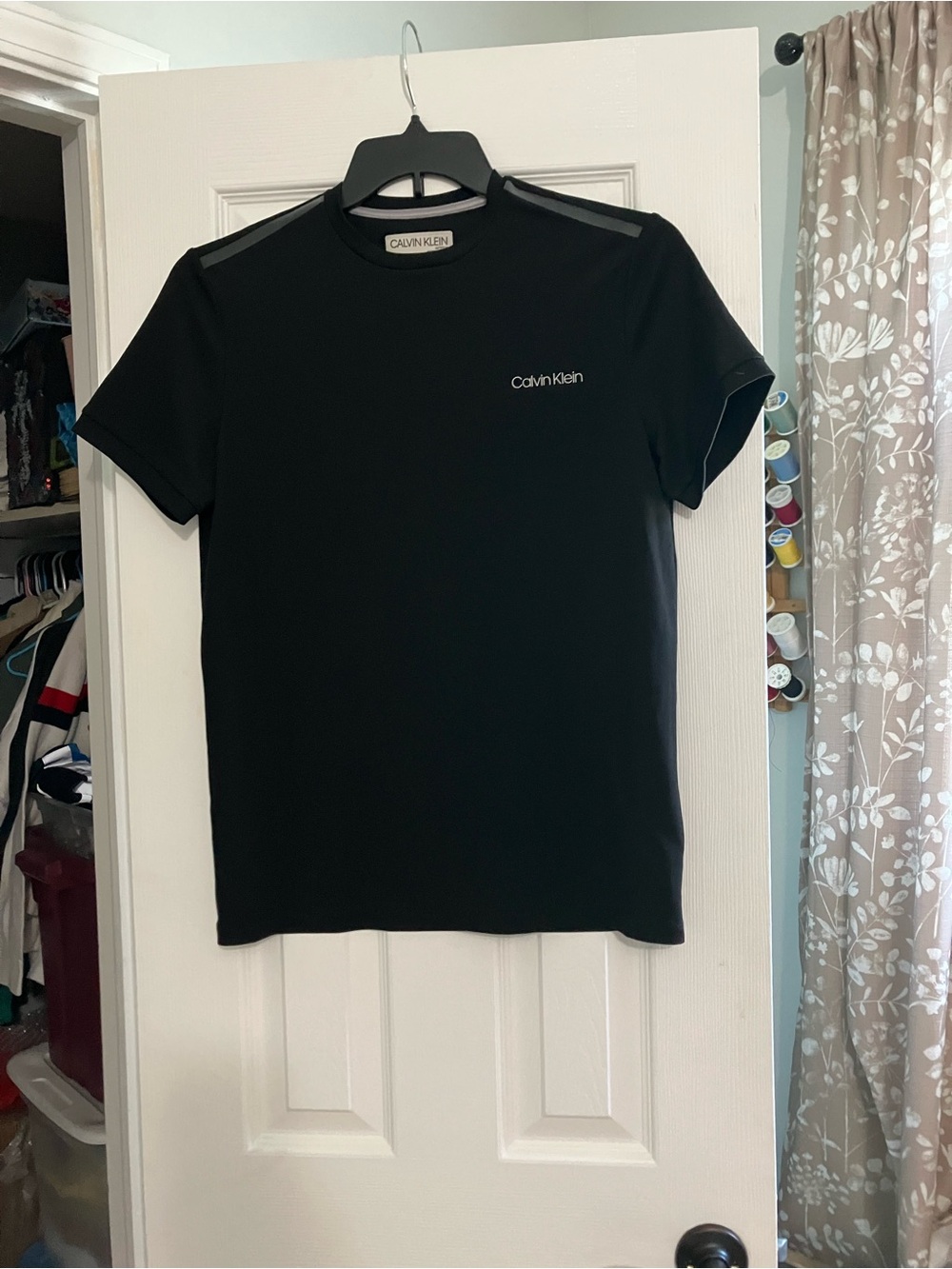 Calvin Klein Men's Black Short sleeve active performance shirt